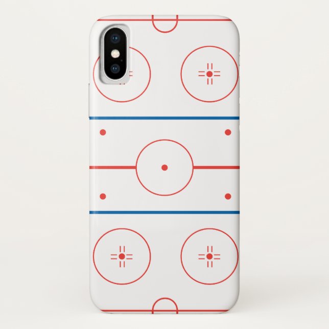Eishockeybahn Case-Mate iPhone Hülle (Rückseite)