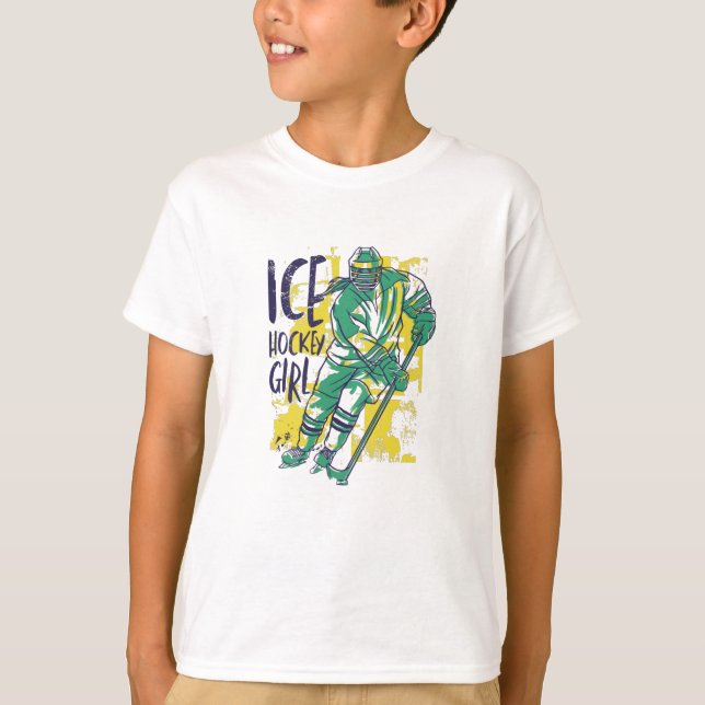 EishockeyGirl T-Shirt (Vorderseite)