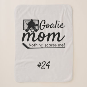 Eishockeygoalie Mama Zahnraddecke grau Sherpadecke