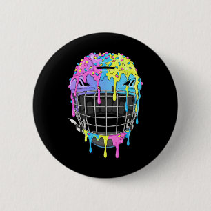 Eishockeyhelm Eiscreme-Tropfen für Hockeyspieler J Button