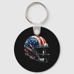 Eishockeyhelm US patriotische amerikanische Flagge Schlüsselanhänger