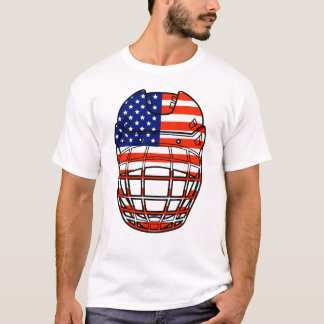 Eishockeyhelm - USA T-Shirt