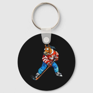Eishockeypferd Schlüsselanhänger
