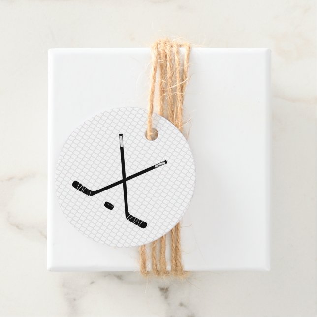 Eishockeyschläger Puck Net Team Player Game Geschenkanhänger (Beispiel)