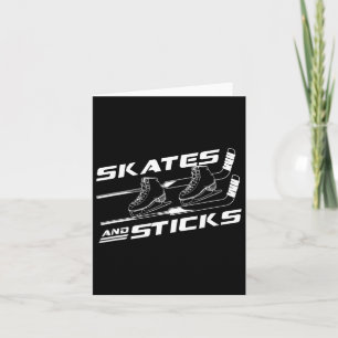 Eishockeyschläger und Eishockeyschläger und Eishoc Karte