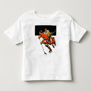 Eishockeyspiel Kleinkind T-shirt