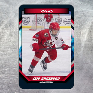 Eishockeyspieler-Andenken auf maßgeschneidertem kü Magnet