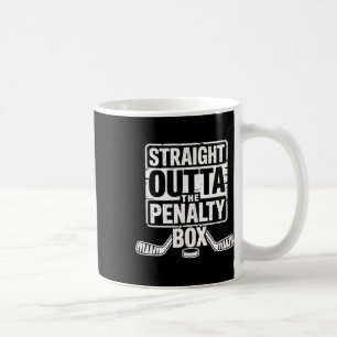 Eishockeyspieler direkt aus der Strafbank Kaffeetasse