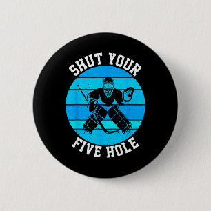 Eishockeyspieler Eishockeyfan Sport Eishockey Button