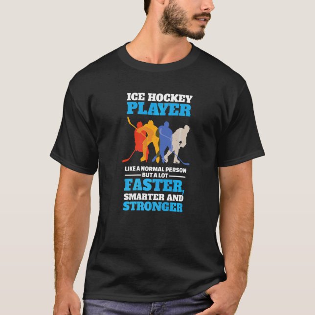 Eishockeyspieler für die nächste Eishockeysaison T-Shirt (Vorderseite)