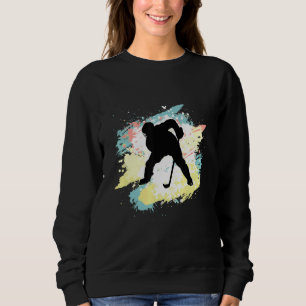 Eishockeyspieler für Eishockeysport Sweatshirt