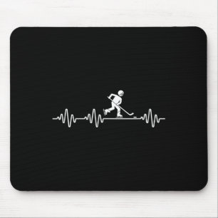 Eishockeyspieler Herzschlag Männer Lustig Eishocke Mousepad