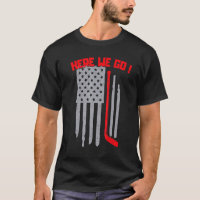 Eishockeyspieler, Hockey American Flag Adult Juni