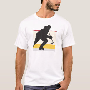 Eishockeyspieler in Bewegung T-Shirt