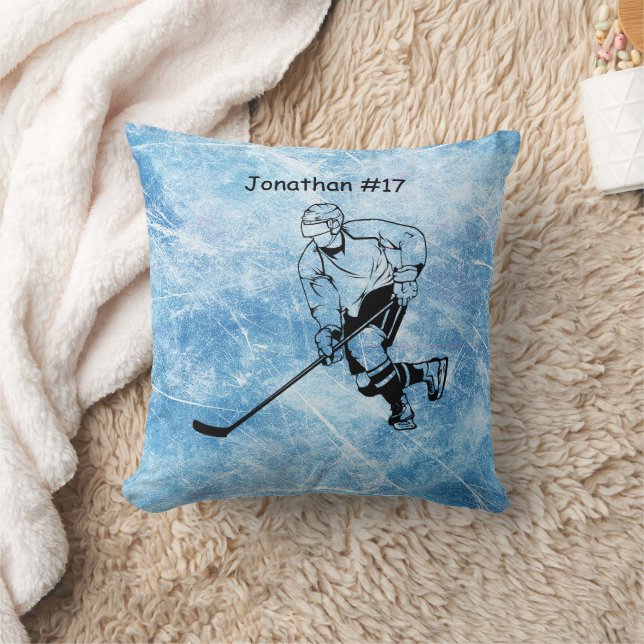 Eishockeyspieler Kissen (Decke)