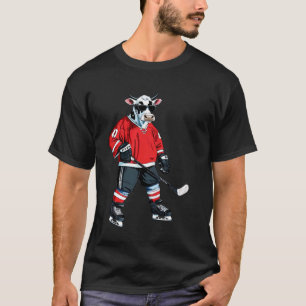 Eishockeyspieler Kuh T-Shirt