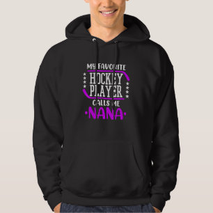 Eishockeyspieler nennt mich Nana Coach Sport Grafi Hoodie