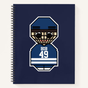 Eishockeyspieler Notizbuch