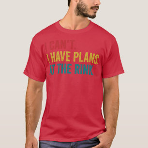 Eishockeyspieler planen an der Rink Ice Hockey Coa T-Shirt