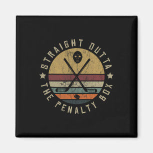 Eishockeyspieler Torwart Puck Gesichtsmaske Team O Magnet