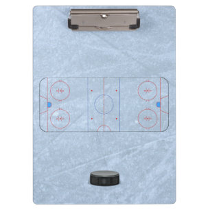 Eishockeytrainer Klemmbrett