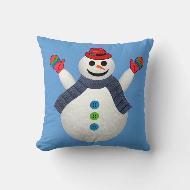 EISIG DAS SCHNEEMANN-WEIHNACHTSkissen Kissen (Vorderseite)