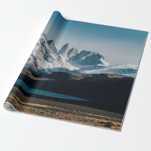EISIGE BERGLANDSCHAFT GESCHENKPAPIER