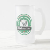 Eisige Bier-Tasse - Dalmatiner-Lager-Bier