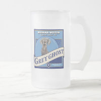 Eisige Bier-Tasse - grauer Geist Weimar-Weizen
