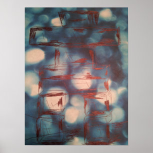 Eisige Inuksuk Schaffung Poster