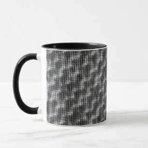 Eisige Schiefer geometrisch gewebte abstrakte Must Tasse