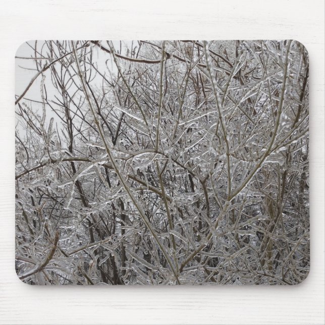 Eisige Zweige Mousepad (Vorne)