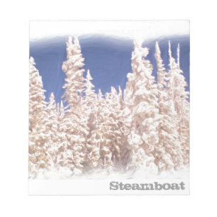 Eisiger Baumnotizblock Steamboat Springs Notizblock