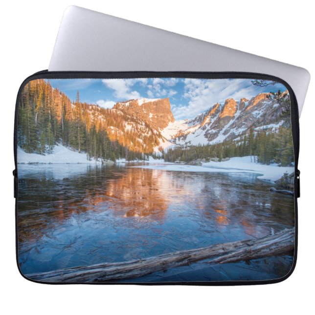 Eisiger Traumsee Laptopschutzhülle (Vorderseite)