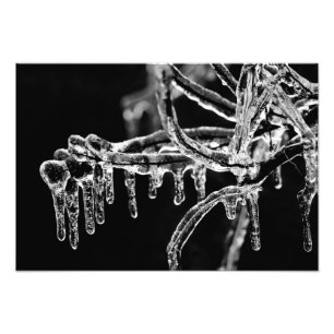 eisiger Winter eintreten Fotodruck