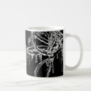 eisiger Winter eintreten Kaffeetasse