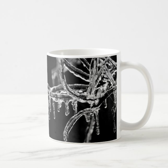 eisiger Winter eintreten Kaffeetasse (Rechts)