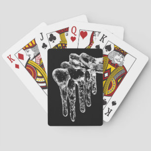 eisiger Winter eintreten Spielkarten