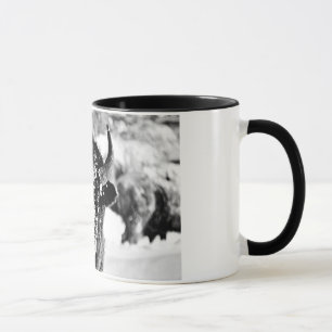 Eisiger Yellowstone-Bison Tasse