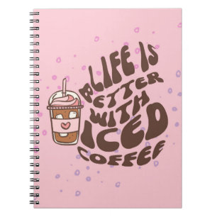 Eiskaffee Notizblock