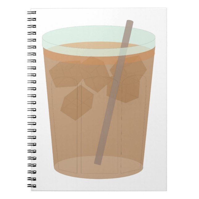Eiskaffee Notizblock (Vorderseite)