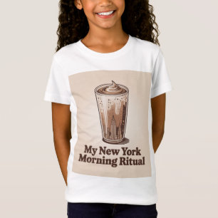Eiskaffee und Stadtchaos New York City T-Shirt