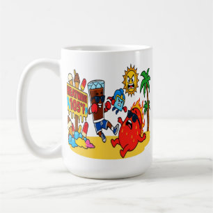 Eiskalte Cola-Boxen gegen Sommerhitze-Kunst Kaffeetasse