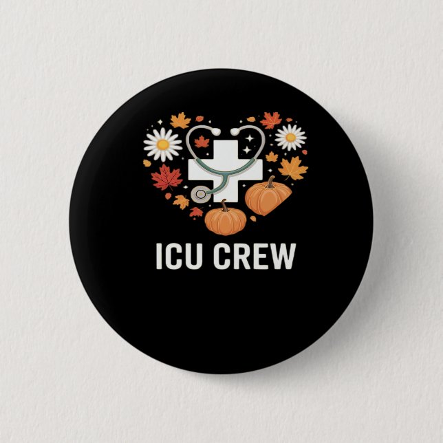 eiskalte Crew Klassischer T - Shirt Button (Vorderseite)