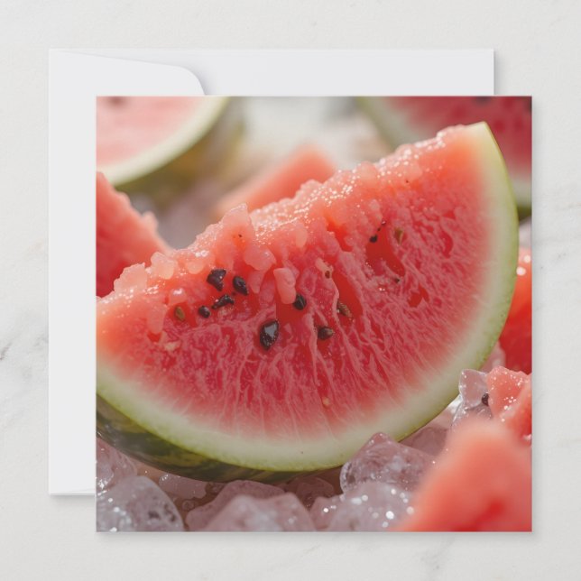 Eiskalte Sommer-Vibes Save The Date (Vorderseite)