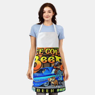 Eiskalter Bierkalt Shirt Schürze