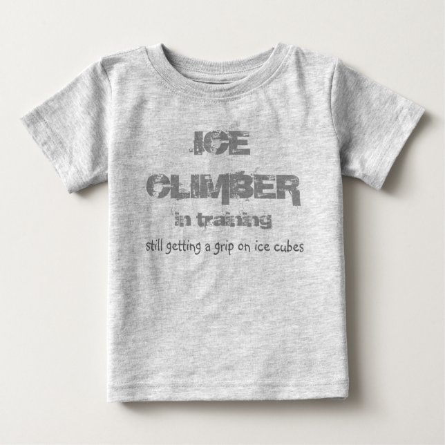 Eiskletterer im Training T-Shirt (Vorderseite)