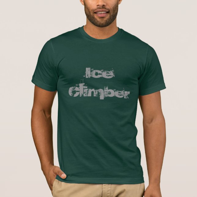 Eiskletterer T Shirt (Vorderseite)