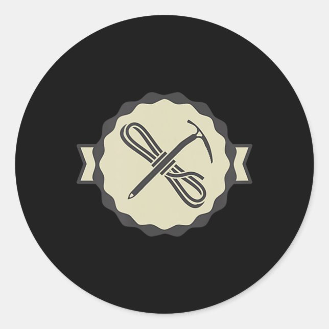 EISKLIMBUNG DER Eiswand des Eisberges Runder Aufkleber (Vorderseite)