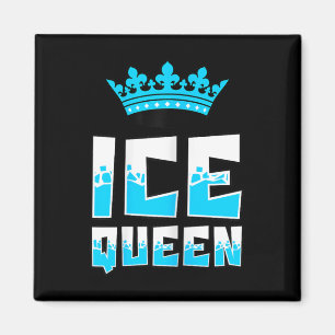 Eiskönigin Grafik Eisangeln Fischer Eis Angelrute Magnet